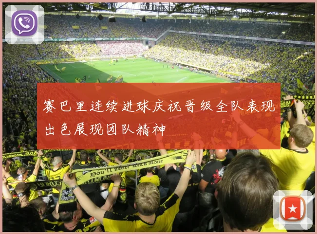 赛巴里连续进球庆祝晋级全队表现出色展现团队精神